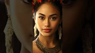 Tongan Treasures 🇹🇴 🇹🇴 🇹🇴 🇹🇴🌟 Beautiful Ethnic Tongan Woman Cultural Portrait Global Facescapes #ai