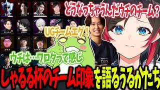 【LoL】しゃるる杯のチームの印象を語るうるかさんたち【うるか切り抜き/うるか/Zerost/Enty/Day1/Eugeo】