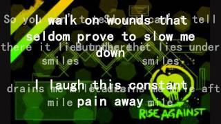 Rise Against - Hairline Fracture + Lyrics [Sure On Screen]
