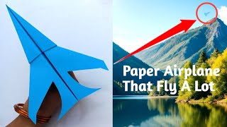 Como Hacer un Avion de Papel que Vuela Mucho Facil paso a paso | Aviones de Papel