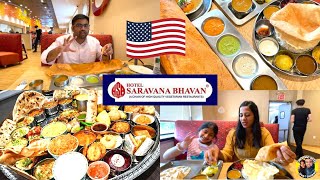 ₹1350 ku Thali Meals uh?? அமெரிக்காவில் Saravana Bhavan Hotel Experience | WORTH IT OR NOT?