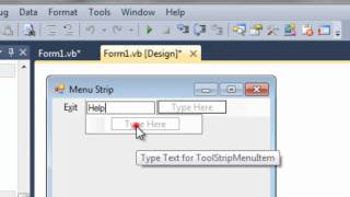 A Simple Menu Strip VB.NET Tutorial