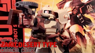 Robot Spirits MS-06D Zaku Desert Type [Caracal Corps] (ver. ANIME) Review