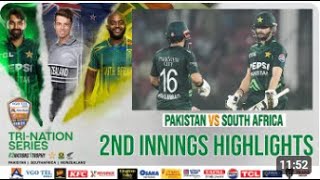 2nd Innings Highlights | Pakistan vs South Africa | 3rd ODI | Tri-Nation Series 2025 | PCB | M2J1A