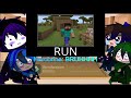 Reacting To Minecraft Wait What #9 ||13+|| - Original By Not Safe / Minecraft AU/ ( Gacha Club )