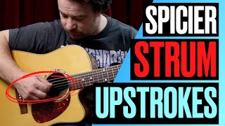Make your guitar strumming more interesting with different upstrokes