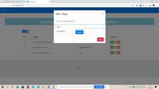 Reactjs Simple Crud Tutorial for Beginners - Update User