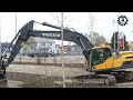 volvo ec250dl with a steelwrist tiltrotator in work