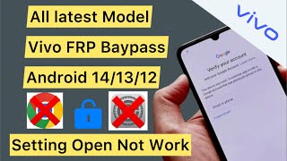 Vivo Frp bypass setting not work 2024 new trick