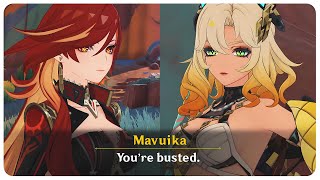 Mavuika Catches Xilonen Slacking Off (Cutscene) Mavuika Story Quest | Genshin Impact 5.3