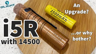 Olight i5R with 14500 Lithium Rechargeable 3.7v Battery - A Worthy Upgrade?