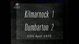 Killie 1 Dumbarton 2 12/04/75