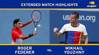 Roger Federer vs Mikhail Youzhny | US Open 2017 Round 2