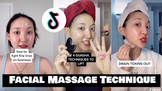 Facial Massage Techniques For Glowing Skin with Gua Sha Tool [Best Method]