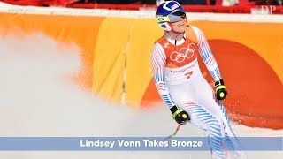 Lindsey Vonn Takes Bronze
