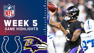 Colts vs. Ravens Week 5 Highlights | NFL 2021
