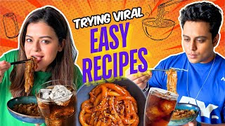 Trying VIRAL EASY RECIPES | THESE WERE YUM 🤤