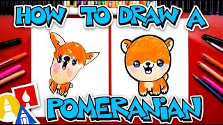 How To Draw A Pomeranian Puppy