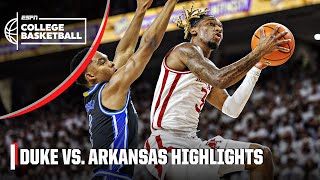 Duke Blue Devils vs. Arkansas Razorbacks |  Game Highlights