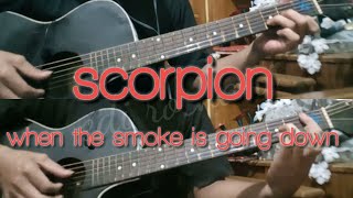 Scorpion when the smoke is going down (gitar cover)