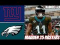 Giants vs Eagles l Eagles 2024 Schedule (Madden 25 Rosters) l PS5 Madden 24 Simulation