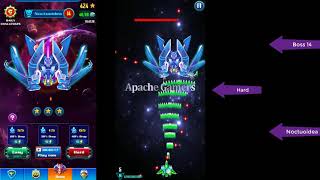 Boss 14 Noctuoidea GALAXY ATTACK: ALIEN SHOOTER | Easy I Medum I Hard