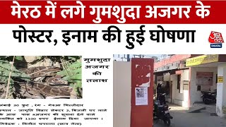 Meerut News: पिछले 7 दिन से घूम रहा अजगर, वनविभाग की पहुंच से दूर, दहशत में कालोनीवासी | Aaj Tak