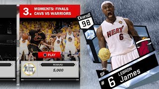 NBA 2K17 My Team - Diamond Heat LeBron James 98 Overall! PS4 Pro