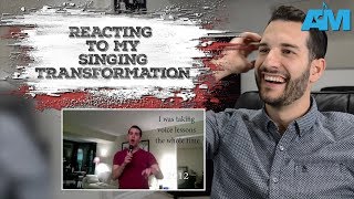 VOCAL COACH reacts to his own SINGING TRANSFORMATION
