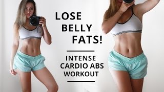 Intense Abs Workout  Lose Belly Fat Fast  Cardio Abs Workout Routine