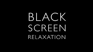 4K 10 hours - Black Screen with Waterfall \u0026 Gentle Stream nearby  - high quality audio