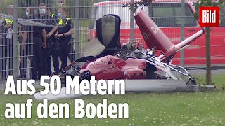 Flugzeug knallt wie ein Stein auf den Boden – zwei Tote | Hildesheim