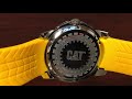 cat caterpillar analog 46mm sport watch ah16127127