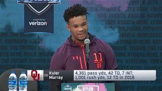 Kyler Murray Explains Why He Won't Participate in Drills at 2019 Combine