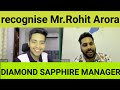 Recognise for India No-1 Achiever Mr Rohit Arora