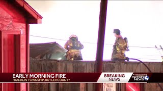 Fire in Franklin Township, Butler County