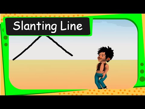 What is slant line?