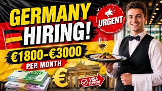 Restaurant Jobs in Germany 🇩🇪 | Salary, Visa & How to Apply