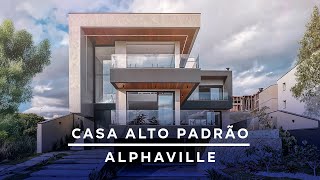 CASA ALTO PADRÃO COM 4 SUÍTES | PISCINA E ÁREA GOURMET À VENDA EM ALPHAVILLE - SÃO JOSÉ DOS CAMPOS