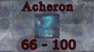 Acheron 66% - 100% top 1 - 3Dash+