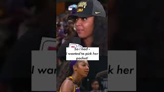 🏆LSU’s Angel Reese on giving Caitlin Clark a taste of her own medicine 🏀 | #shorts | NYP Sports