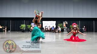 Hura Tahiti 2022 Finals - Sofie Scaggs (Nonosina) \u0026 Ava Hoffman (Hiva Katoa)