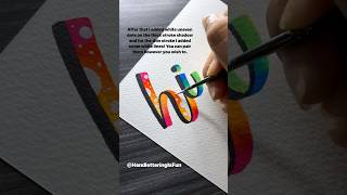Shadows tutorial #shorts #calligraphy #lettering #handlettering #moderncalligraphy #art