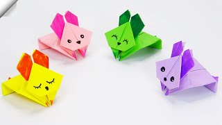 Jumping paper RABBIT - How to make paper RABBIT