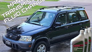 HOW TO CHANGE YOUR TRANSMISSION FLUID IN YOUR MANUAL 1ST GEN CRV! (97-01)