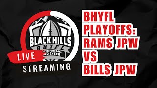 BHYFL PLAYOFFS: Spearfish Rams Jr. Peewee vs. Hot Springs Bills Jr. Peewee