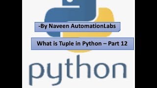 What is Tuple in Python– Part 12