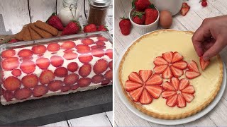 Ice Cream Cake Suprise 🍰  Strawberry Lava 🍓 Berry Flowers 🌸 It's Strawberry Season!