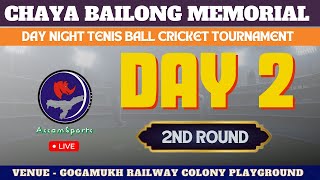 GOGAMUKH DAY-NIGHT TENIS BALL CRICKET TOURNAMENT || DAY 2  #assamsports