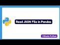 How to Read JSON File in Pandas Python